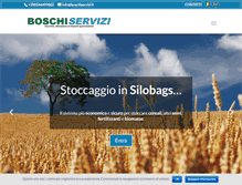 Tablet Screenshot of boschiservizi.it